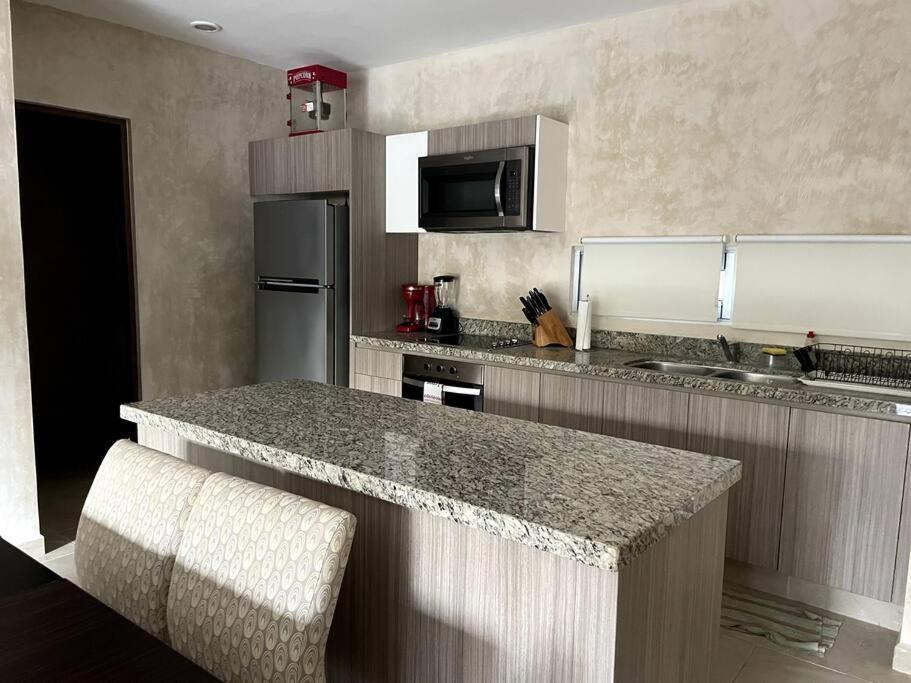 Departamento Dentro De Aldea Zama Apartment Tulum Exterior photo